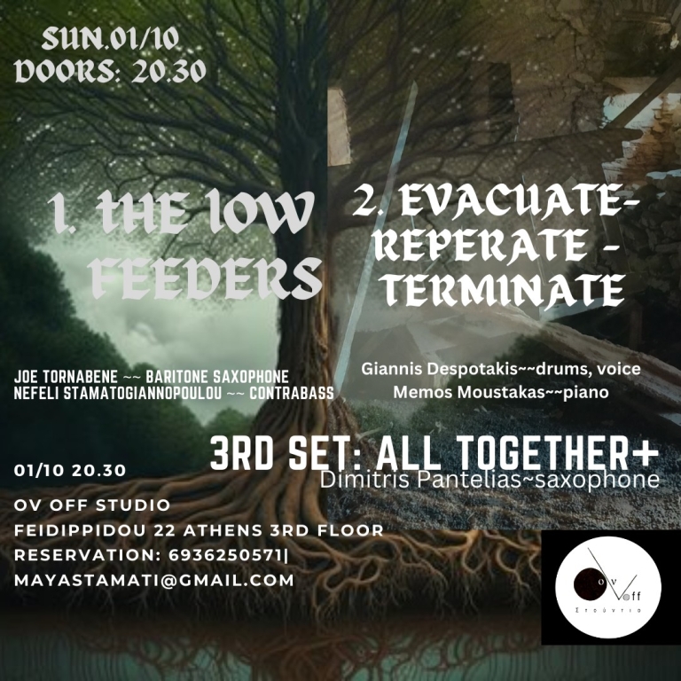 Low Feeders | Evacuate, Reperate, Terminate Live at Ov Off Studio 2 set + 1 Quintet 1/10/23